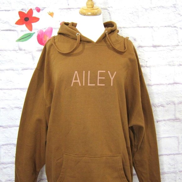 Alvin Ailey American Dance Theater Brown Unisex Logo Hoodie size XXL - Picture 2 of 6